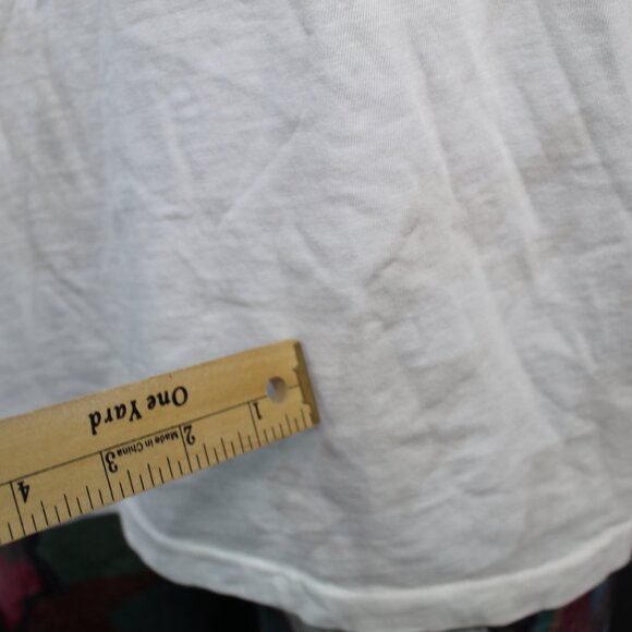 Polo Ralph Lauren Sailing 1993 White Tshirt Size Large Stain - Picture 6 of 9